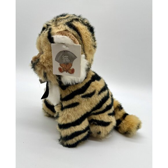 Vintage Gund Tomba Tamba Tiger Striped 9" Plush 1982 #9017 w Tag - Picture 2 of 7